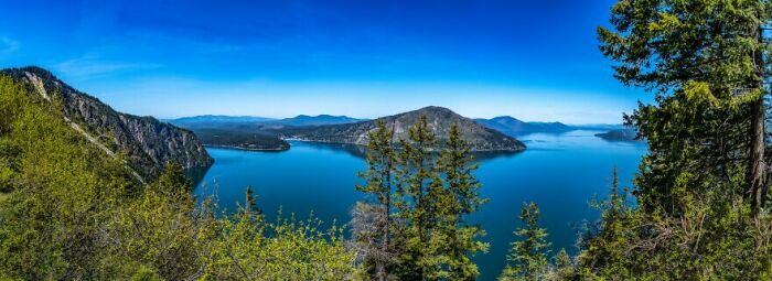 Lake Pend Oreille In Northern Idaho