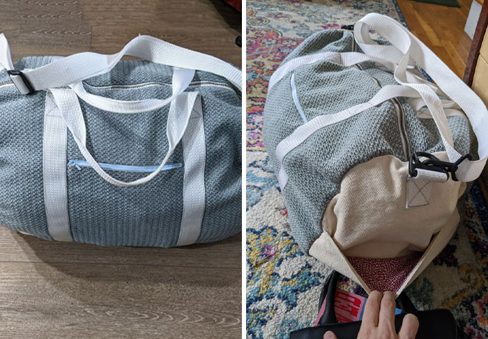 I Made A Duffel Bag For My Girlfriend. Now We Travel In Style