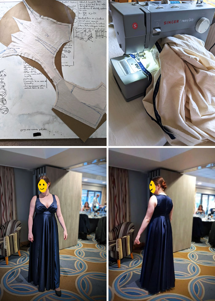My Work Was Having A Ball, So I Designed And Made My Wife A Ball Gown