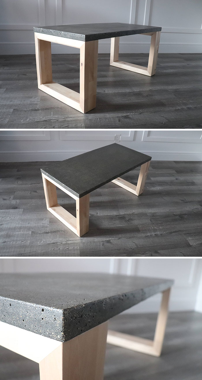 I Made A Concrete Coffee Table For My Girlfriend