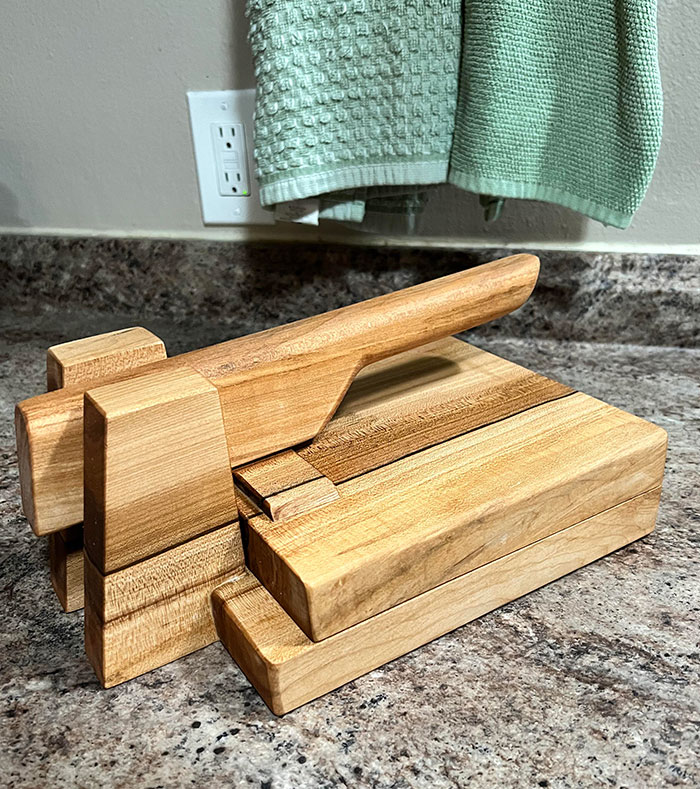 Made My Wife A Tortilla Press. I’m Still Very Much A Novice But I’m Happy With How This Came Out