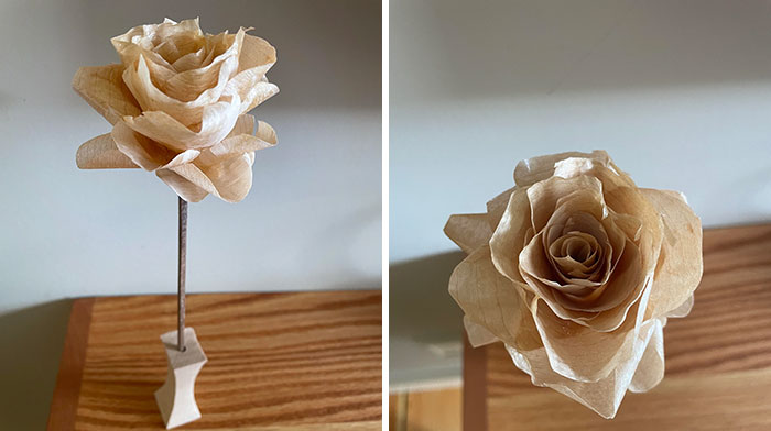 Saw Another Veneered Rose And Figured I’d Post Mine. The Wife Loved It