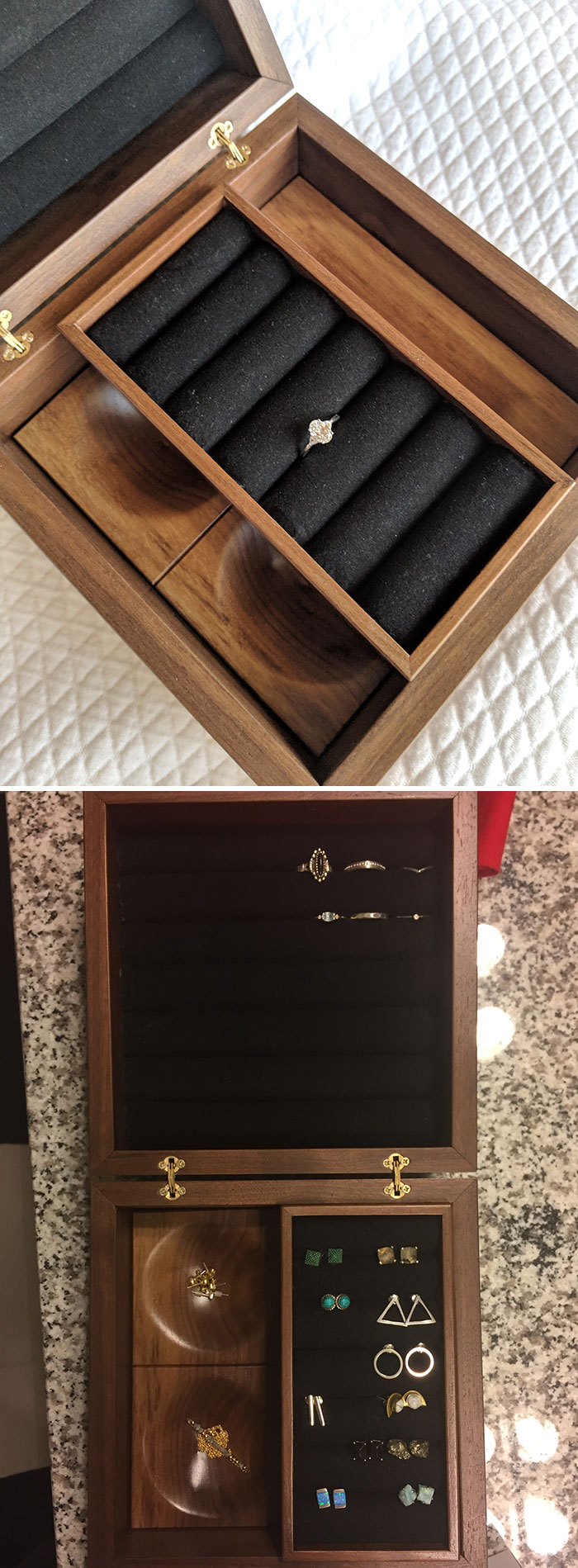 I Made My Girlfriend A Jewelry Box For Her Birthday With A Surprise Inside... She Said Yes