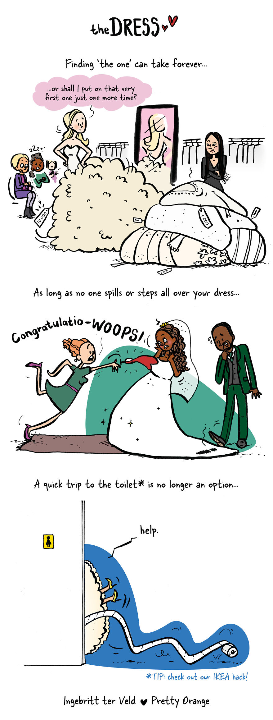 I Made Cartoons About Typical Situations At The Wedding That Every Bride Experiences I Made Cartoons About Typical Situations At The Wedding That Every Bride Experiences