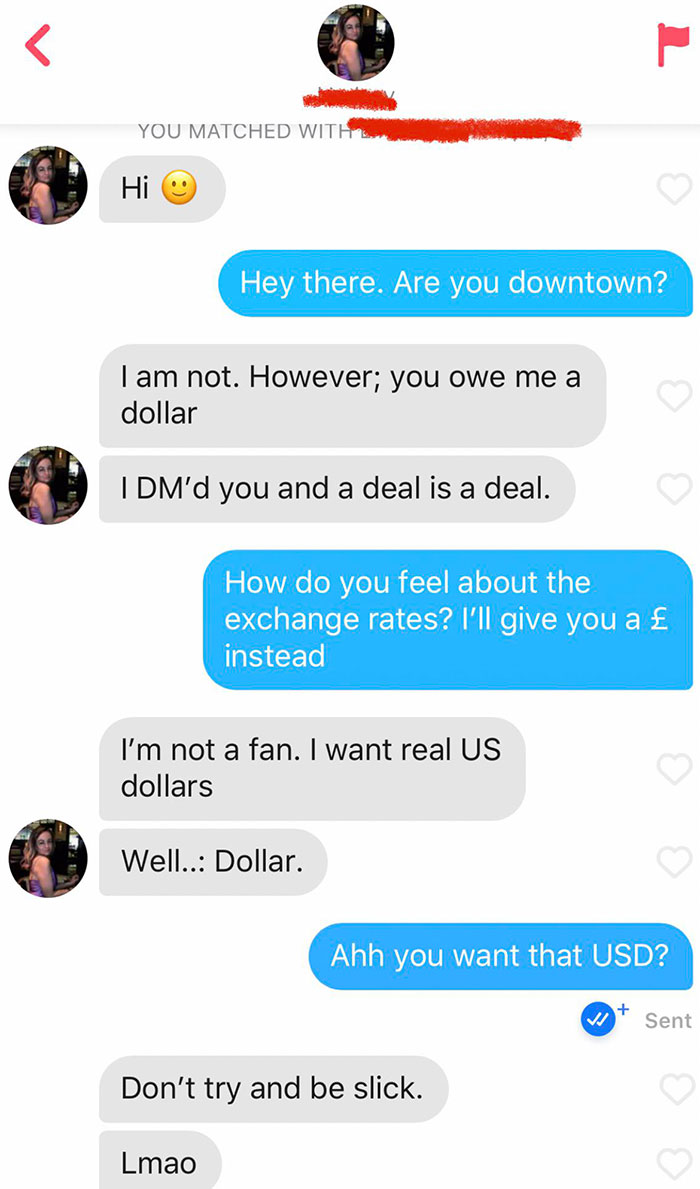 My Profile Said “I’ll Venmo You A Dollar If You Message First”