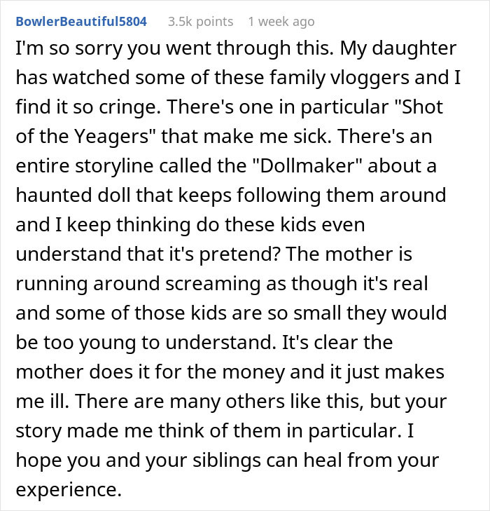 Child Of Family Vloggers Of 7 Years Reveals How It Ruined Her Life In A Raw And Honest Post Child Of Family Vloggers Of 7 Years Reveals How It Ruined Her Life In A Raw And Honest Post