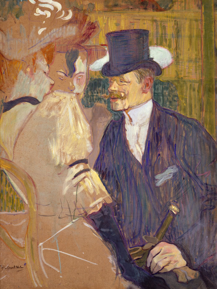 The Englishman (William Tom Warrener) At The Moulin Rouge (1892) By Toulouse-Lautrec