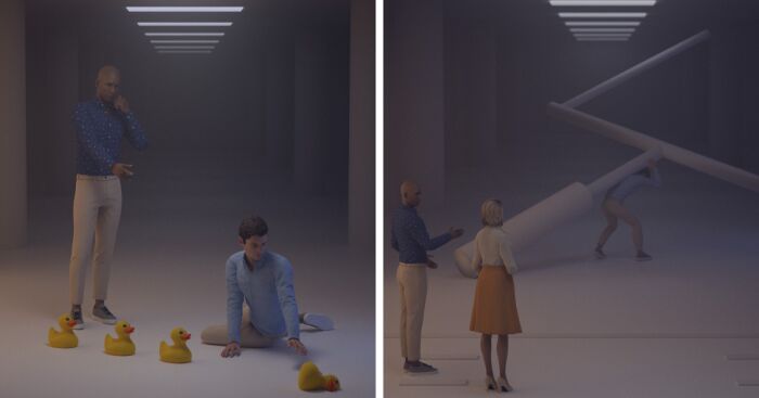 14 Office 3D Renders Illustrating The Absurdity Of Office Speak