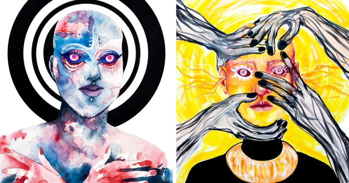 I Create Illustrations Based On The Theme Of Anxiety And On Portraying My Other Inner Experiences (8 Pics)