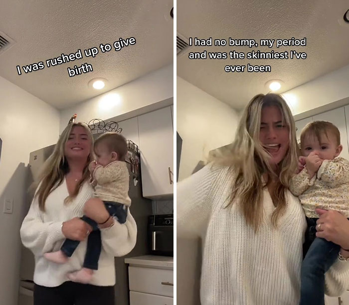 Woman Unexpectedly Gives Birth To A “Frat Baby” After Going To ER Thinking Her Appendix Is Bursting As She Had No Symptoms