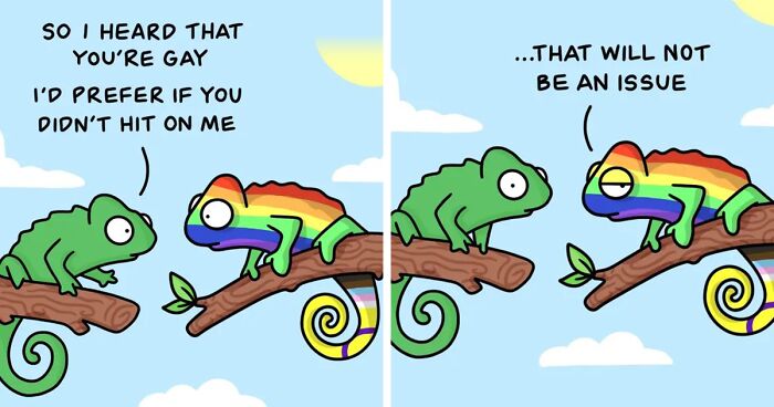 30 Fun Comics By Amee Wilson That Cover The Theme Of Sexual Identities Through Queer Chameleons (New Pics)