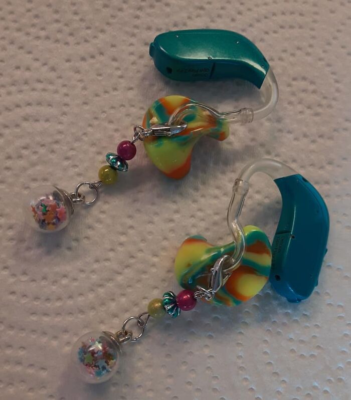I Learned How To Make Hearing Aid Charms (Also Referred To As "Hearings") For My Daughter