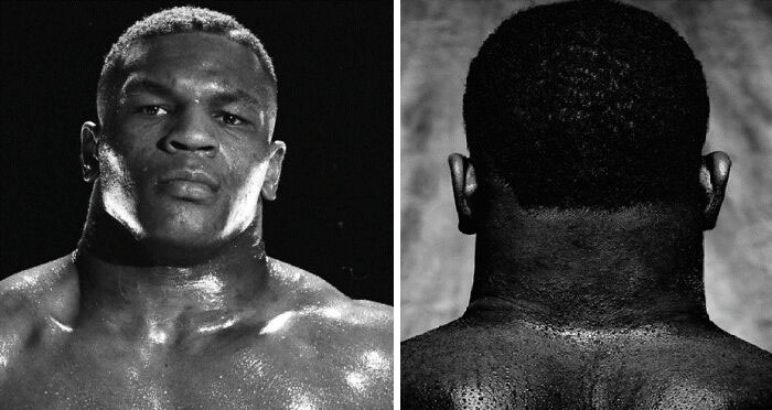  El cuello de Mike Tyson a los 18 años 