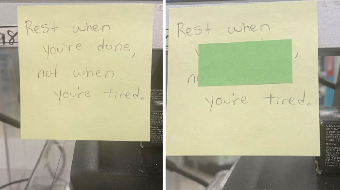 Fixed This Note At Work
