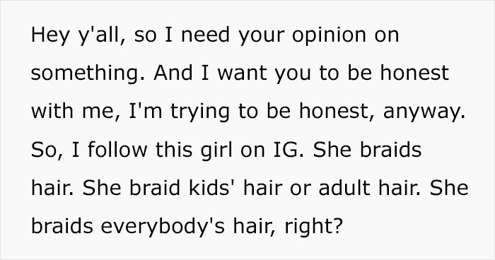 Mom Wants To Know If She’s Overreacting After Finding Out From A Hairstylist That She Can’t Stay With Her 7 Y.O. Daughter While Her Hair Is Being Done Mom Wants To Know If She’s Overreacting After Finding Out From A Hairstylist That She Can’t Stay With Her 7 Y.O. Daughter While Her Hair Is Being Done