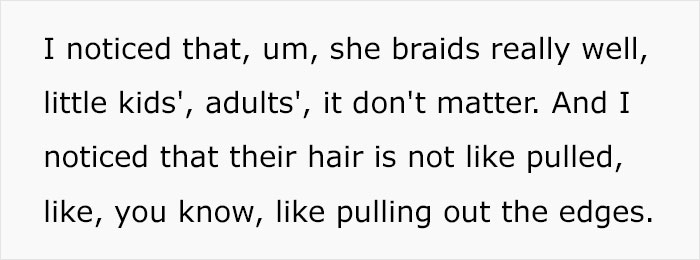 Mom Wants To Know If She’s Overreacting After Finding Out From A Hairstylist That She Can’t Stay With Her 7 Y.O. Daughter While Her Hair Is Being Done Mom Wants To Know If She’s Overreacting After Finding Out From A Hairstylist That She Can’t Stay With Her 7 Y.O. Daughter While Her Hair Is Being Done