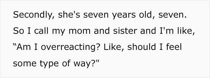 Mom Wants To Know If She’s Overreacting After Finding Out From A Hairstylist That She Can’t Stay With Her 7 Y.O. Daughter While Her Hair Is Being Done Mom Wants To Know If She’s Overreacting After Finding Out From A Hairstylist That She Can’t Stay With Her 7 Y.O. Daughter While Her Hair Is Being Done