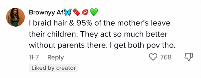 Mom Wants To Know If She’s Overreacting After Finding Out From A Hairstylist That She Can’t Stay With Her 7 Y.O. Daughter While Her Hair Is Being Done Mom Wants To Know If She’s Overreacting After Finding Out From A Hairstylist That She Can’t Stay With Her 7 Y.O. Daughter While Her Hair Is Being Done