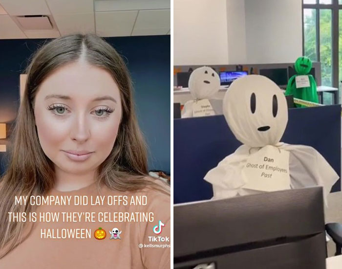 “It’s Gonna Take A Lot Of Pizza Parties To Fix This”: Company Called Out After Decorating Its Office With “Ghosts” Of Past Employees Who Were Laid Off