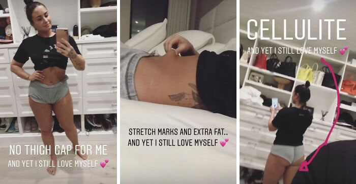 When Demi Lovato Shared These Photos And Said That She Loves Herself Wholeheartedly Despite Her "Imperfections"