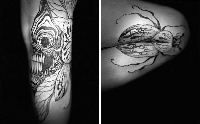 35 Genius Tattoos That Reveal Their True Form When The Body Moves, By Veks  Van Hillik Tattoo | Bored Panda