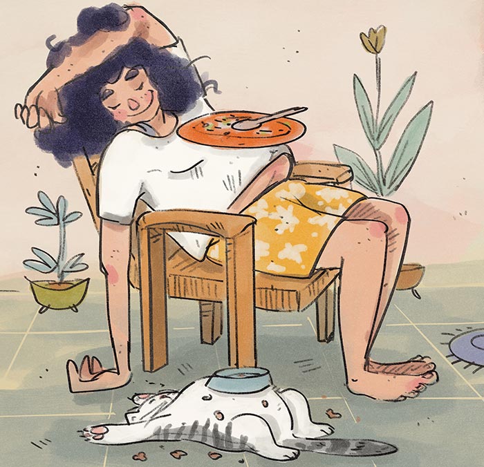 I Made 16 Illustrations About Lockdown Life Many Will Relate To