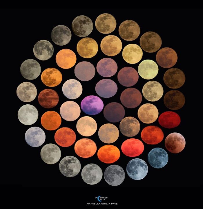 All The Colors Of The Moon. -Unknown