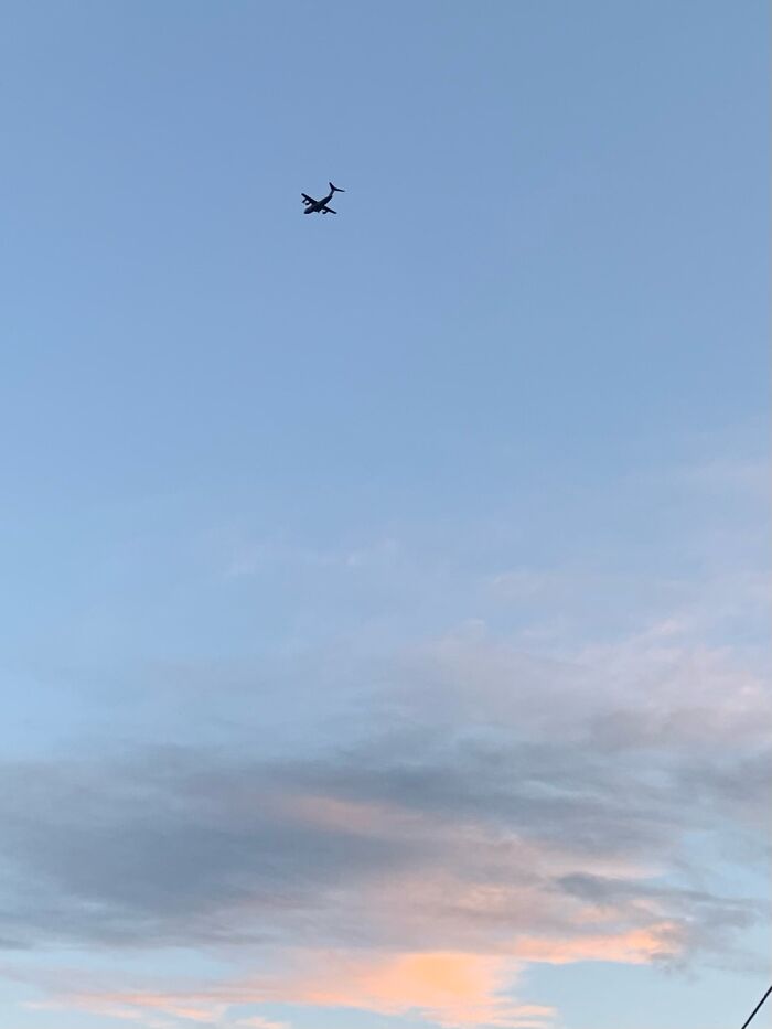 One Of The A400m Military Aircraft That Regularly Fly Over.. We Get F16’s, Too… :)