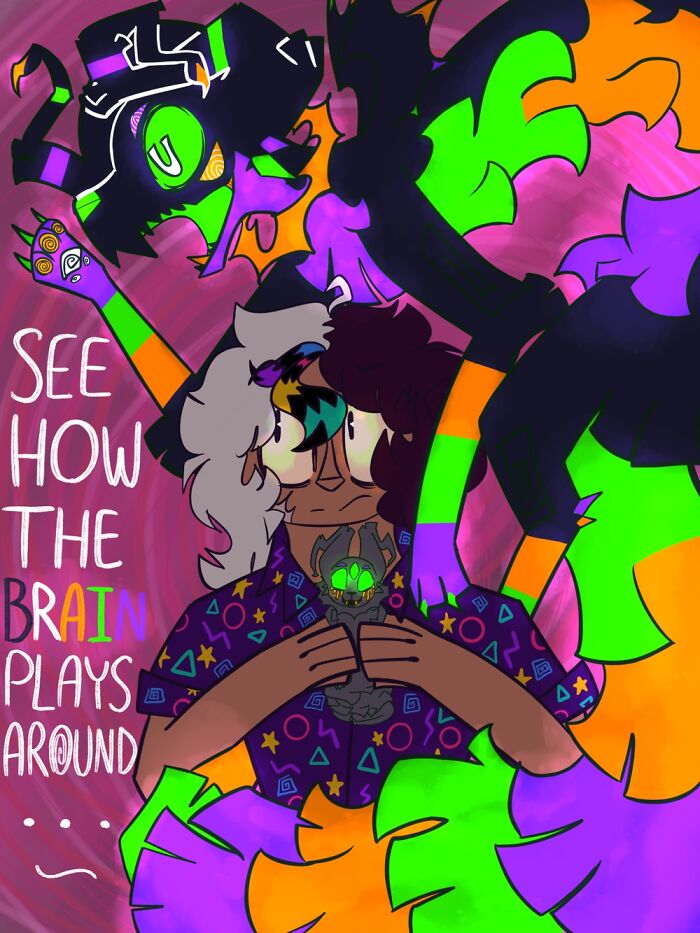 A Lore Piece I Made For My Series! The Human Is Named Umbre And The Monster Is Named Tetztollen