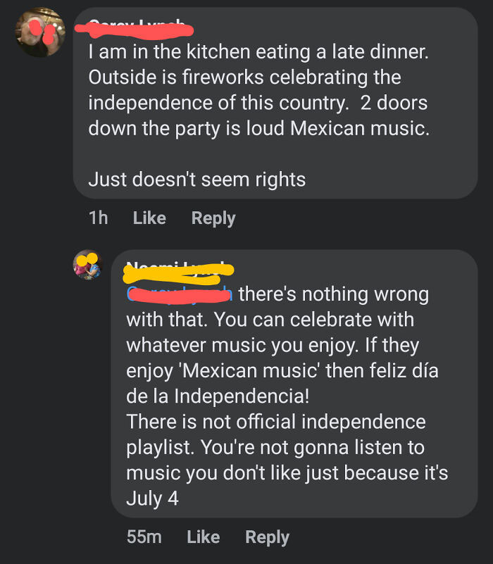 Just My Racist FIL Being My Racist FIL. The Person Arguing Is Me, His Half-Mexican Descent Daughter-In-Law