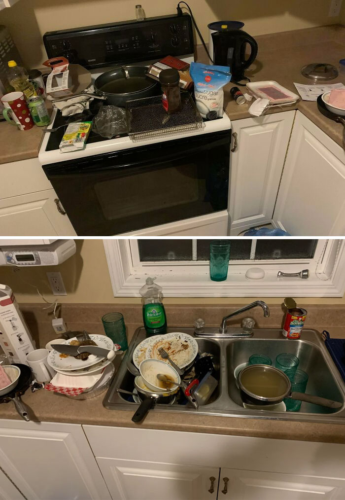 Housemate Went Home For The Holidays And Left This Mess Behind