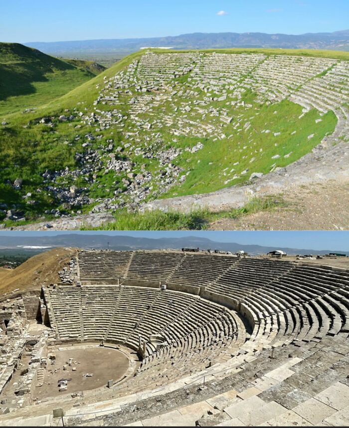 2,200-Year-Old Hellenistic Theatre In Laodicea, Southwestern Turkey, After Recent Excavation