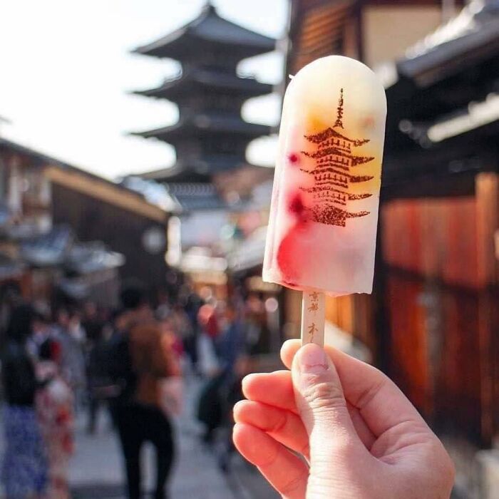 Un helado en Kioto
