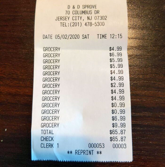 How My Grocery Store Itemizes Their Receipts