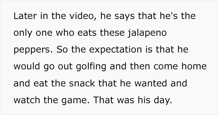 Man Complains Over His Wife Not Making Him Food While He Was Golfing Even Though She's Recovering From Cancer Treatment