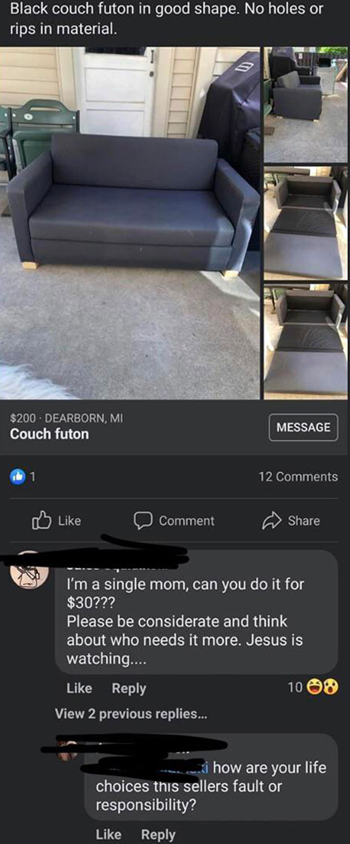 “I’m A Single Mom. Let Me Buy This For 15% Of Your Asking Price!”