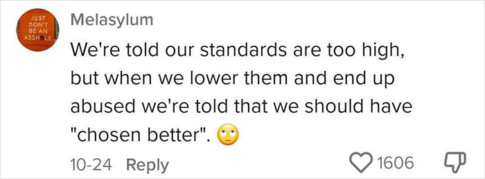 Guy Points Out The Dumb Logic Of Men Saying Women's Standards Are "Too High" And That's Why They'll End Up As "Cat Ladies"