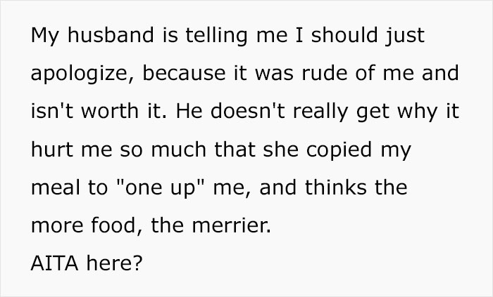 Mom “Publicly Embarrasses” Rude Vegan Daughter-In-Law At Thanksgiving Mom “Publicly Embarrasses” Rude Vegan Daughter-In-Law At Thanksgiving