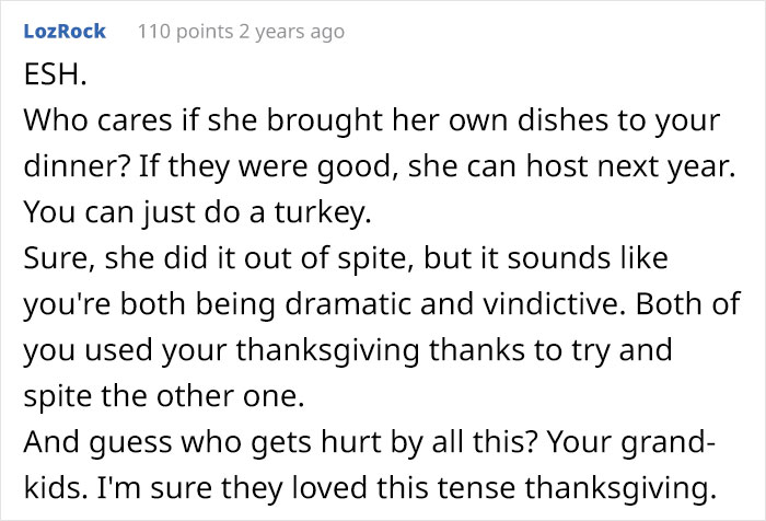 Mom “Publicly Embarrasses” Rude Vegan Daughter-In-Law At Thanksgiving