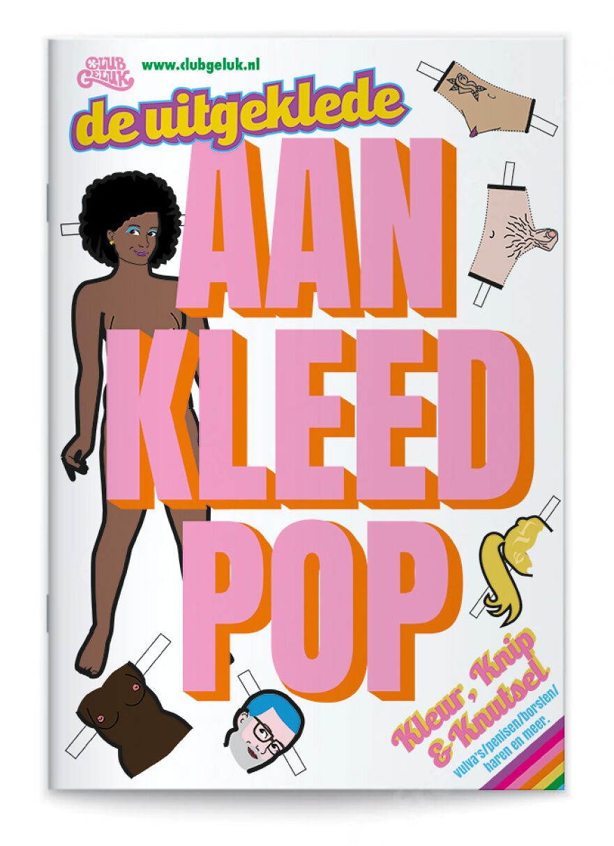 I Drew An Undressed Dress Up Doll To Practice Body Positivity And To Colour Outside The Lines Of The Strict Male/Female Binary