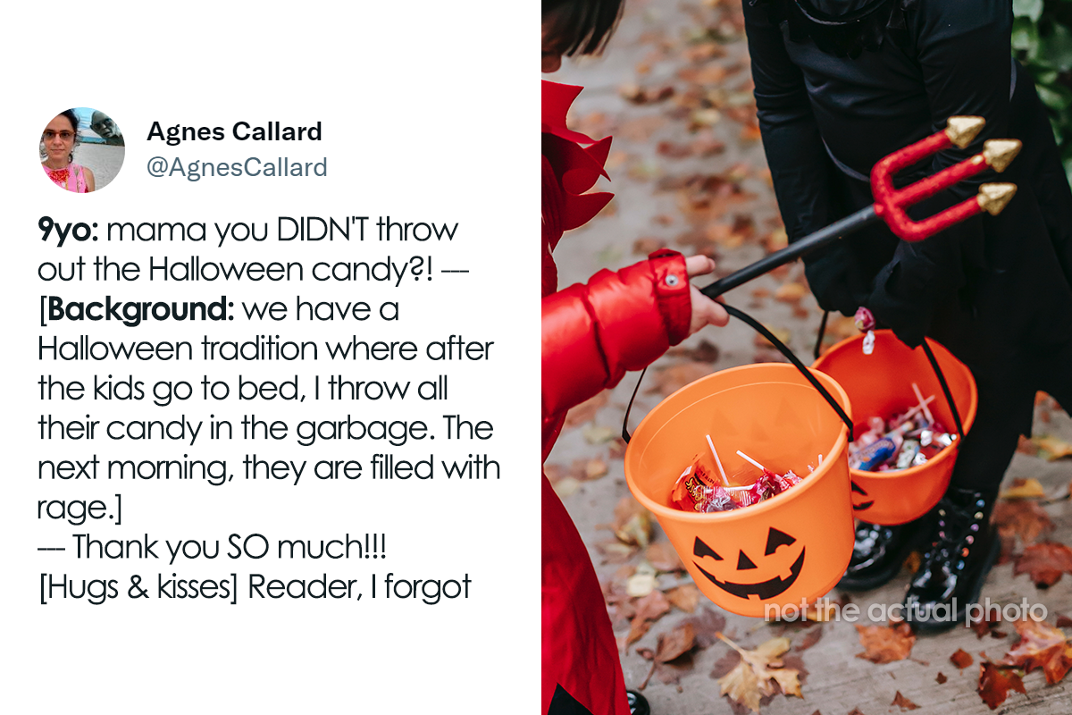 Mother Shares How She Throws Out Her Kids’ Halloween Candy The Next Morning, Starts A Heated Discussion