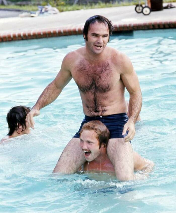 Burt Reynolds And Jon Voight Taking A Break From Filming 'Deliverance' (1972)