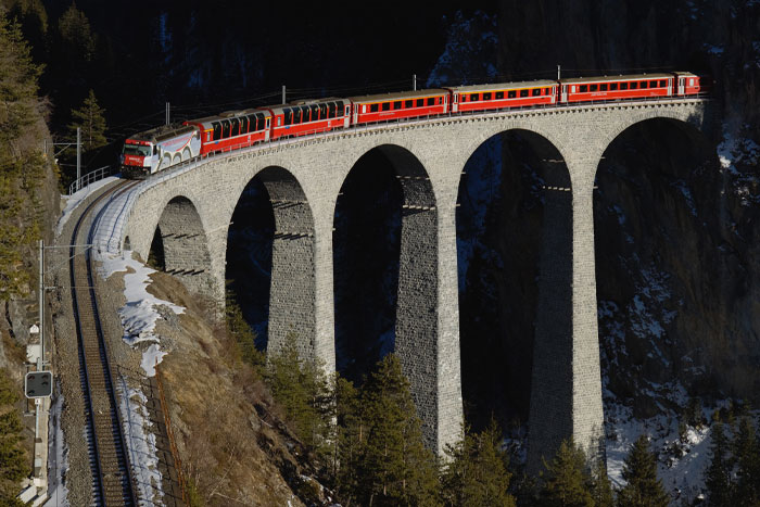 Landwasser Viaduct, Filisur, Switzerland