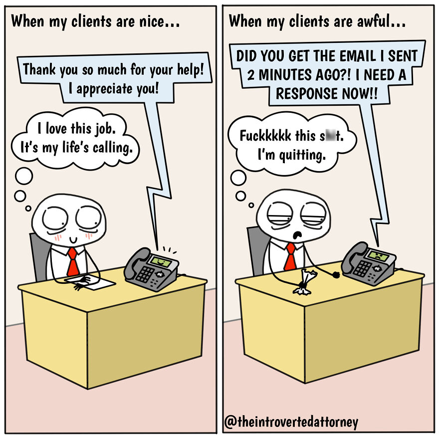 25 Comics Drawn By A Disgruntled Lawyer That Anyone With A Corporate Job Can Relate To