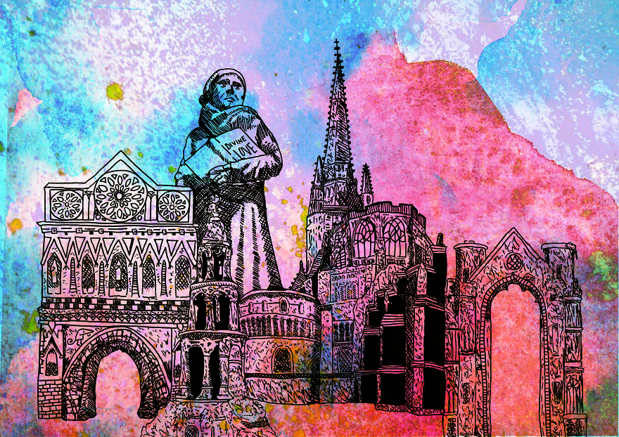 I Illustrated A Series Of Travel Drawings Inspired By My Homeland - East Anglia, UK (5 Pics)