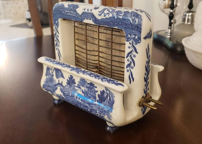 This Is My Toastrite Blue Willow Toaster Circa ~1927