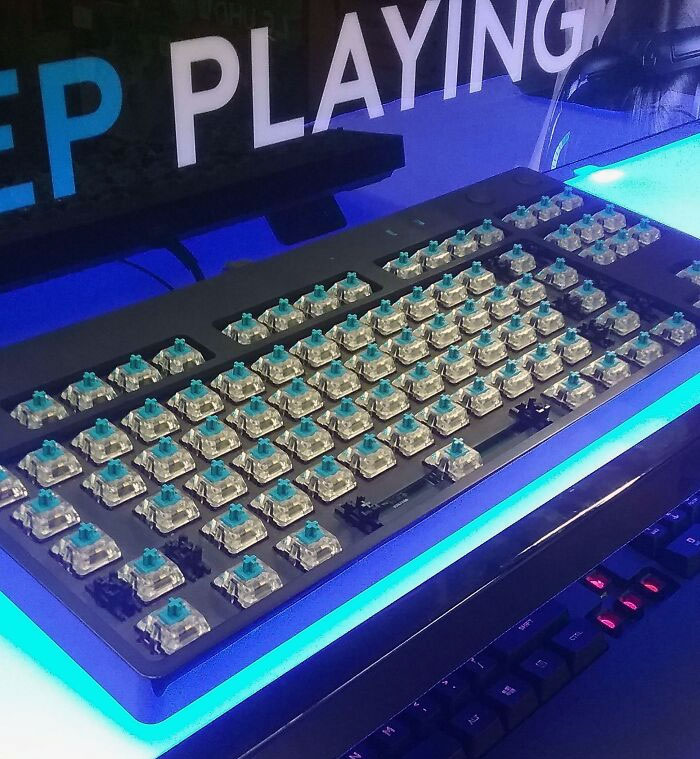 People Took All The Keys From This Keyboard At Walmart