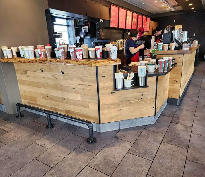 Starbucks Is Over An Hour Late On The First Red Cup Day. These Are All Abandoned Drinks