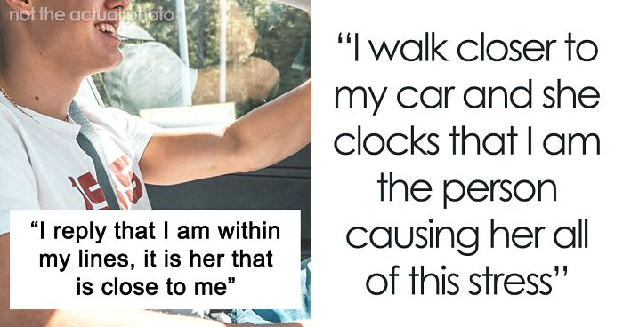 Guy Spots Two Cars Taking Up Multiple Spaces So Nobody Parks Next To Them, Finds A Satisfying Way To Get His Point Across