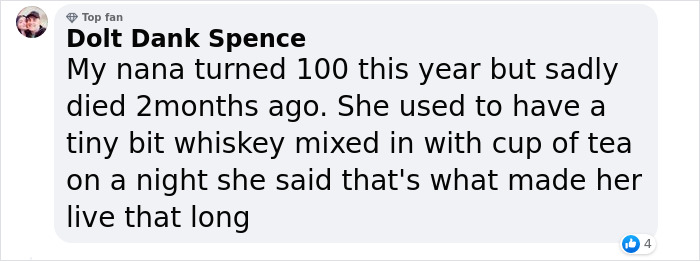 Surprising And Uncommon Secret To A Long And Happy Life Revealed By 101-Year-Old Woman To Be Tequila Surprising And Uncommon Secret To A Long And Happy Life Revealed By 101-Year-Old Woman To Be Tequila